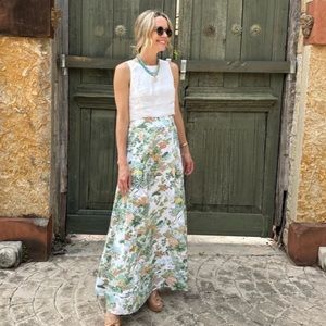 Mason’s Daughter Chinoiserie Maxi Skirt